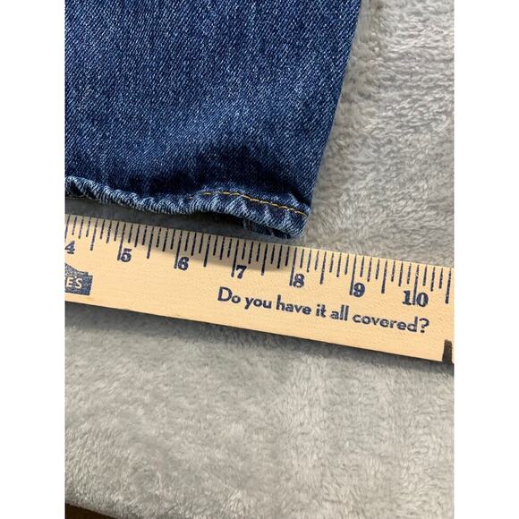 Levi's Jeans Men's 36x34 Medium Wash 501 Button Fly Straight Leg - Picture 12 of 13